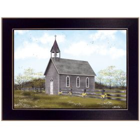 "He is Risen" by Billy Jacobs, Ready to Hang Framed Print, Black Frame