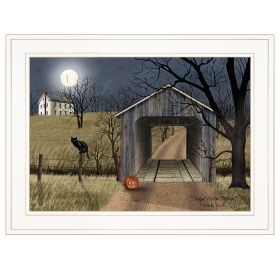 "Sleepy Hollow Bridge" by Billy Jacobs, Ready to Hang Framed Print, White Frame